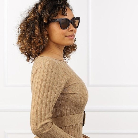 FINAL PRICE NEW GUCCI GG1133S 002 VIOLET BROWN SUNGLASSES - Picture 2 of 10